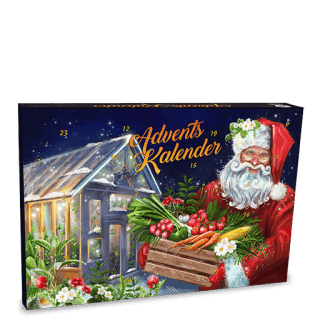 Vetőmagos adventi kalendárium mini üvegházzal - Mikulással